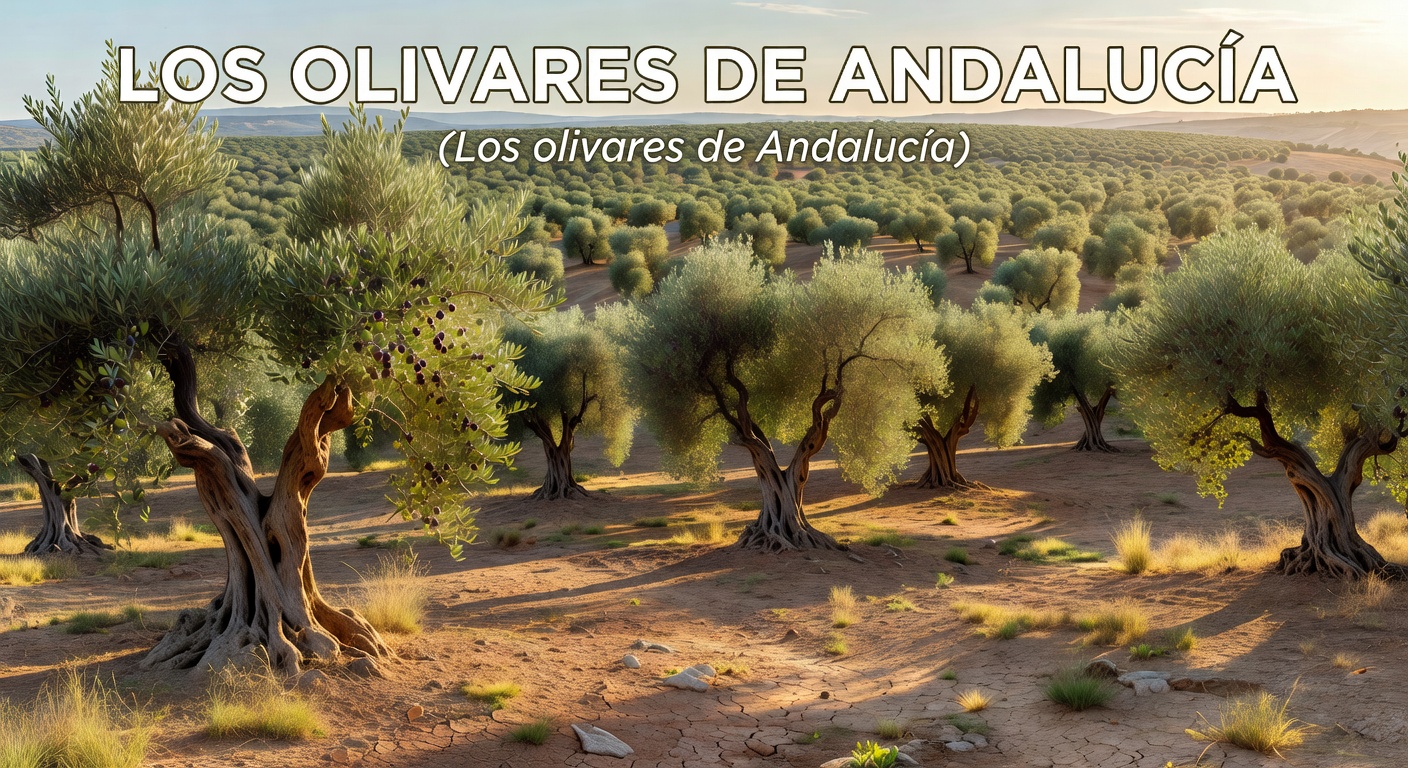 Olive groves in Andalusia, Spain