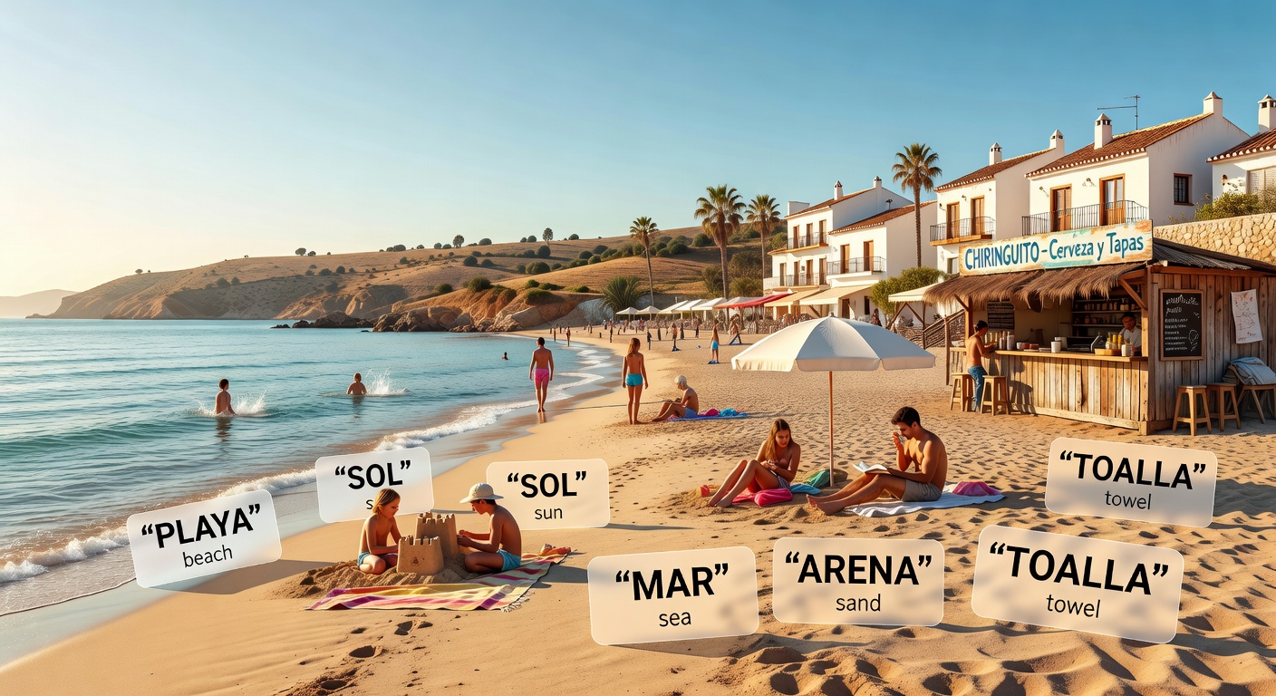 Costa del Sol beach, Spain