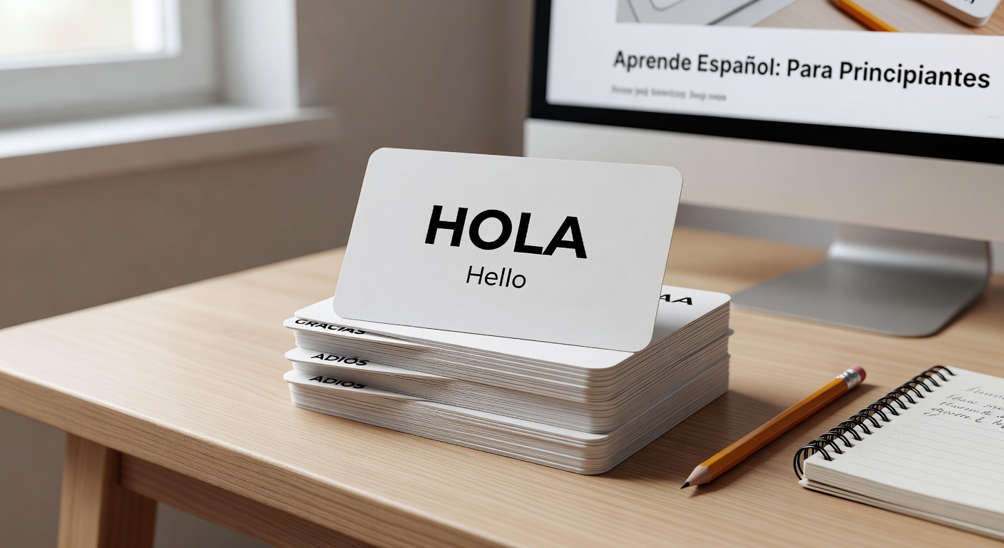 Tarjetas de vocabulario para aprender español