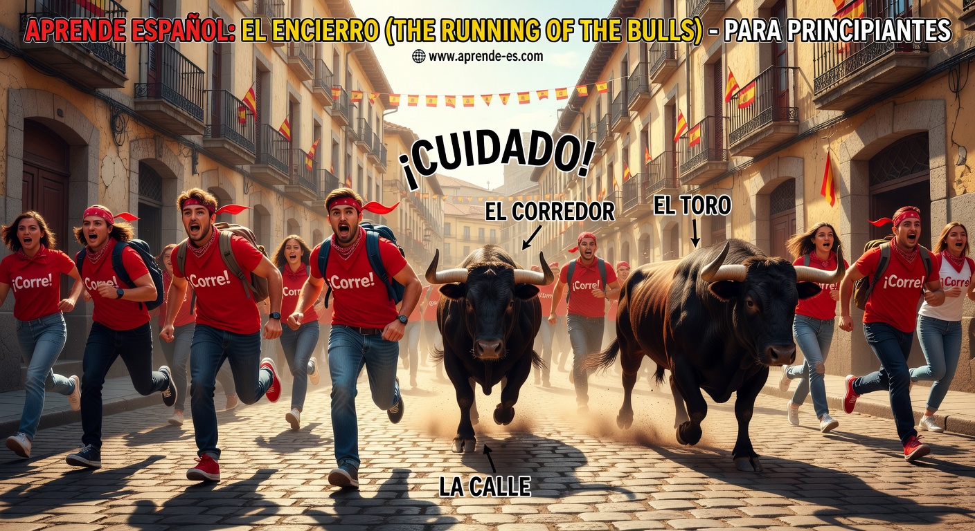 Cartel del encierro de San Fermín