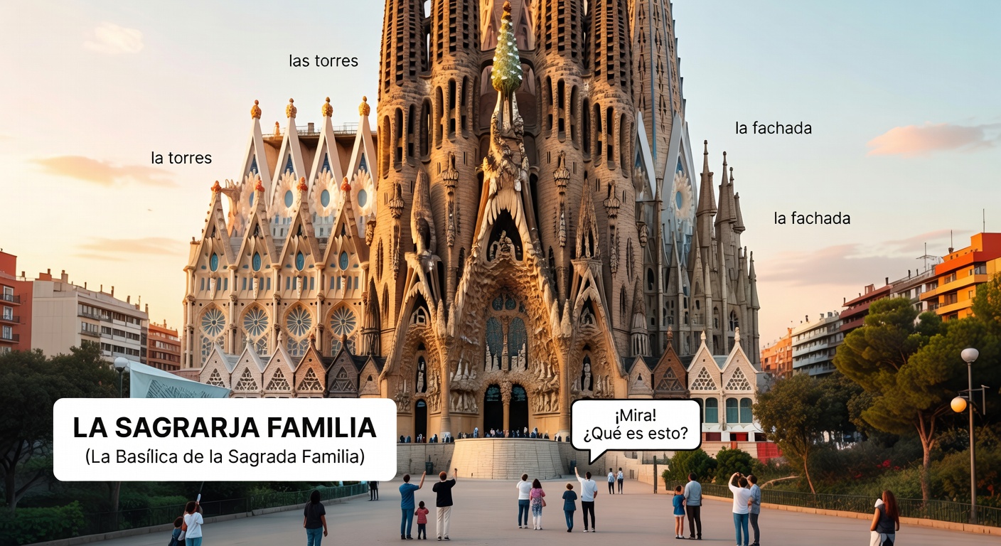 La Sagrada Familia — símbolo del español