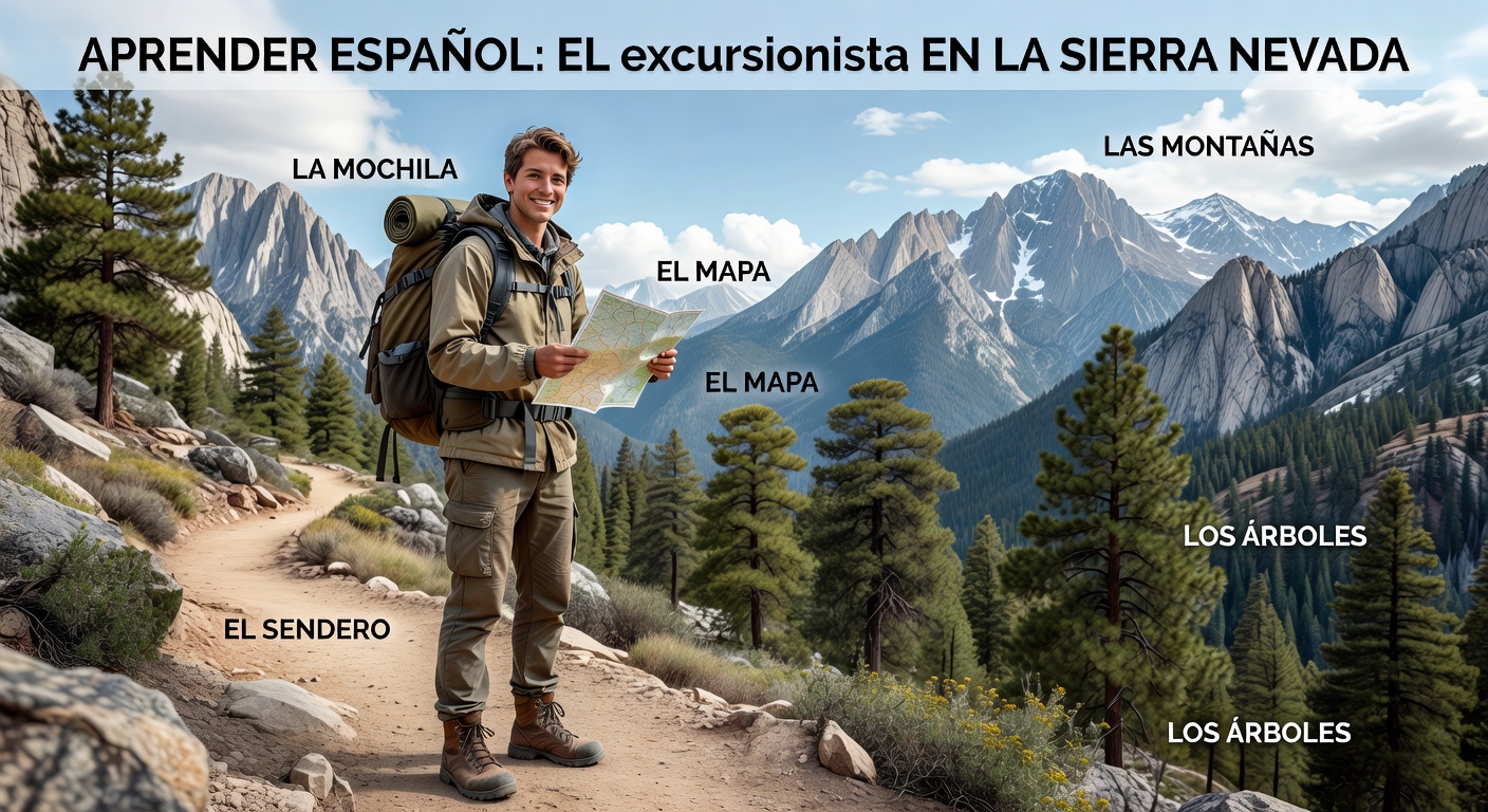 Sierra Nevada hiking trail, Spain