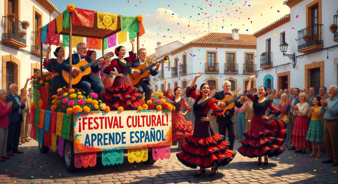 Festival español colorido