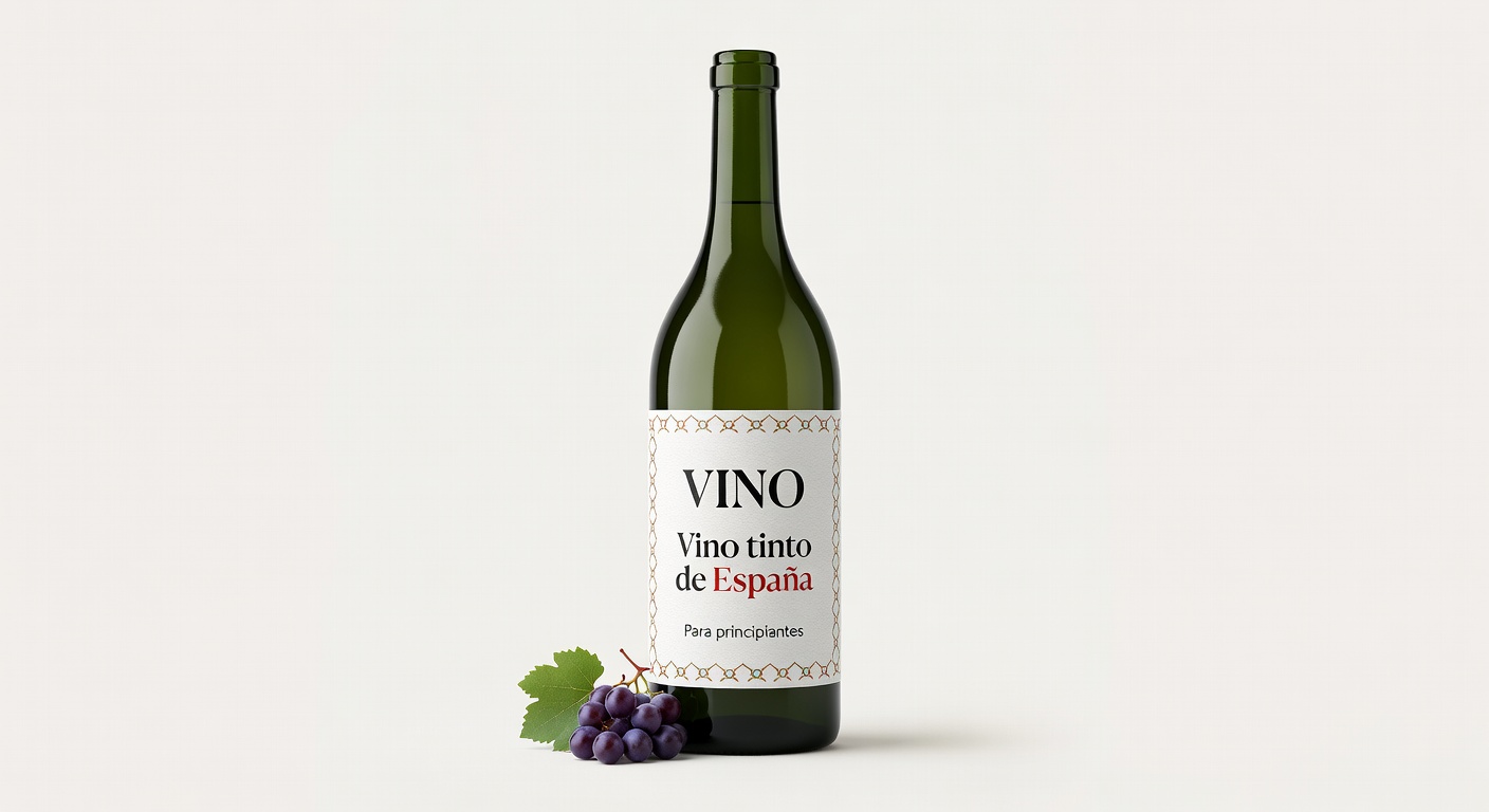 Spanish wine and vineyard